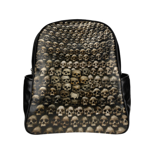 Mochila com bolsos Skull Wall Multi-Pockets Backpack (Model 1636)