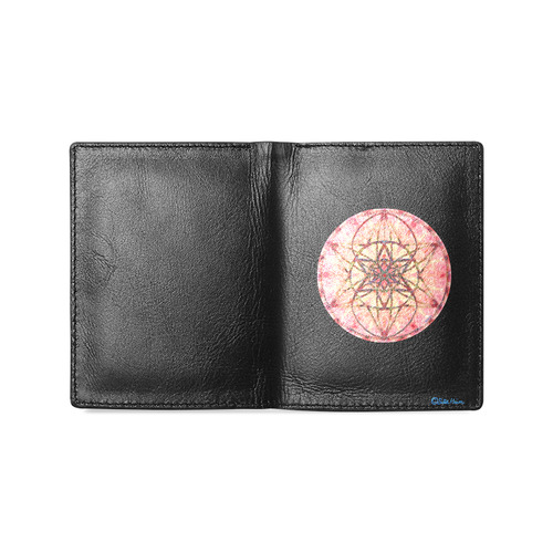 protection- vitality and awakening by Sitre haim Men's Leather Wallet (Model 1612)
