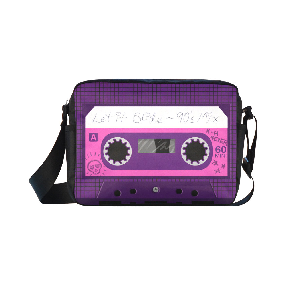 Cute Cassette Classic Cross-body Nylon Bags (Model 1632)