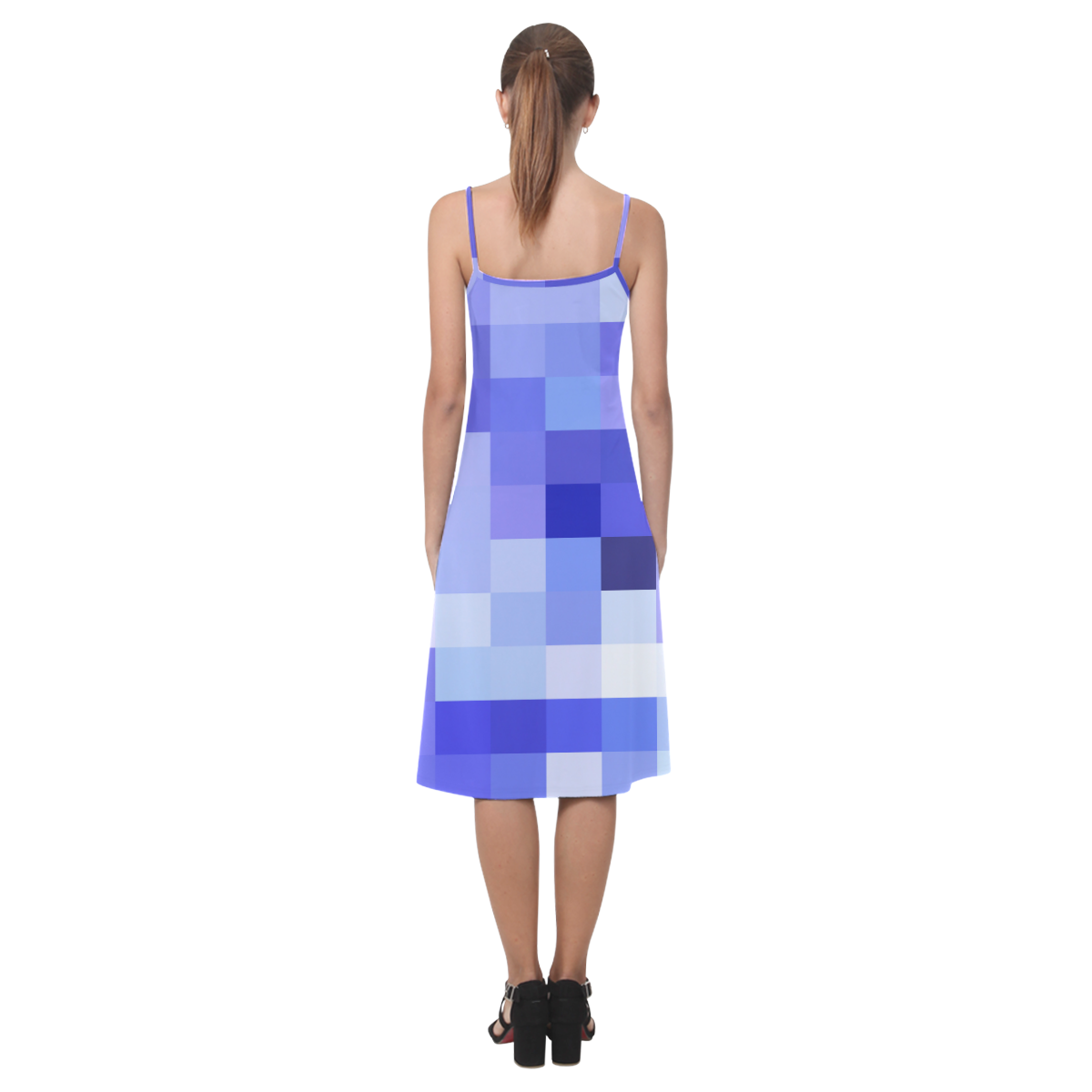 pixie-blue Alcestis Slip Dress (Model D05)