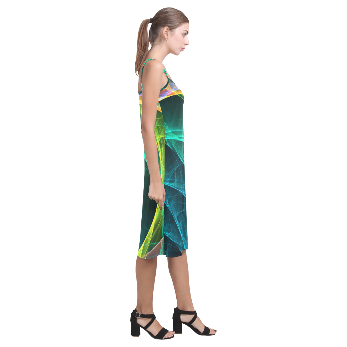 aura waves Alcestis Slip Dress (Model D05)