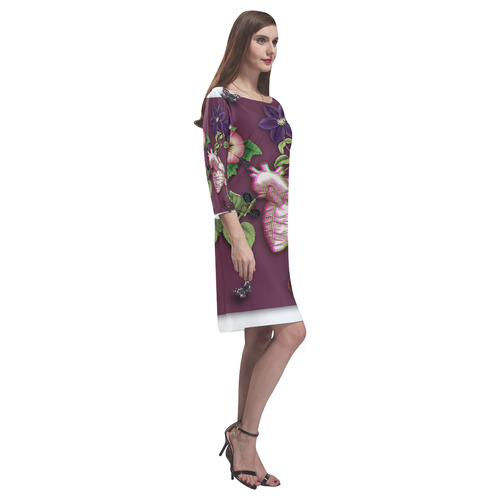 Ripened Heart Rhea Loose Round Neck Dress(Model D22)