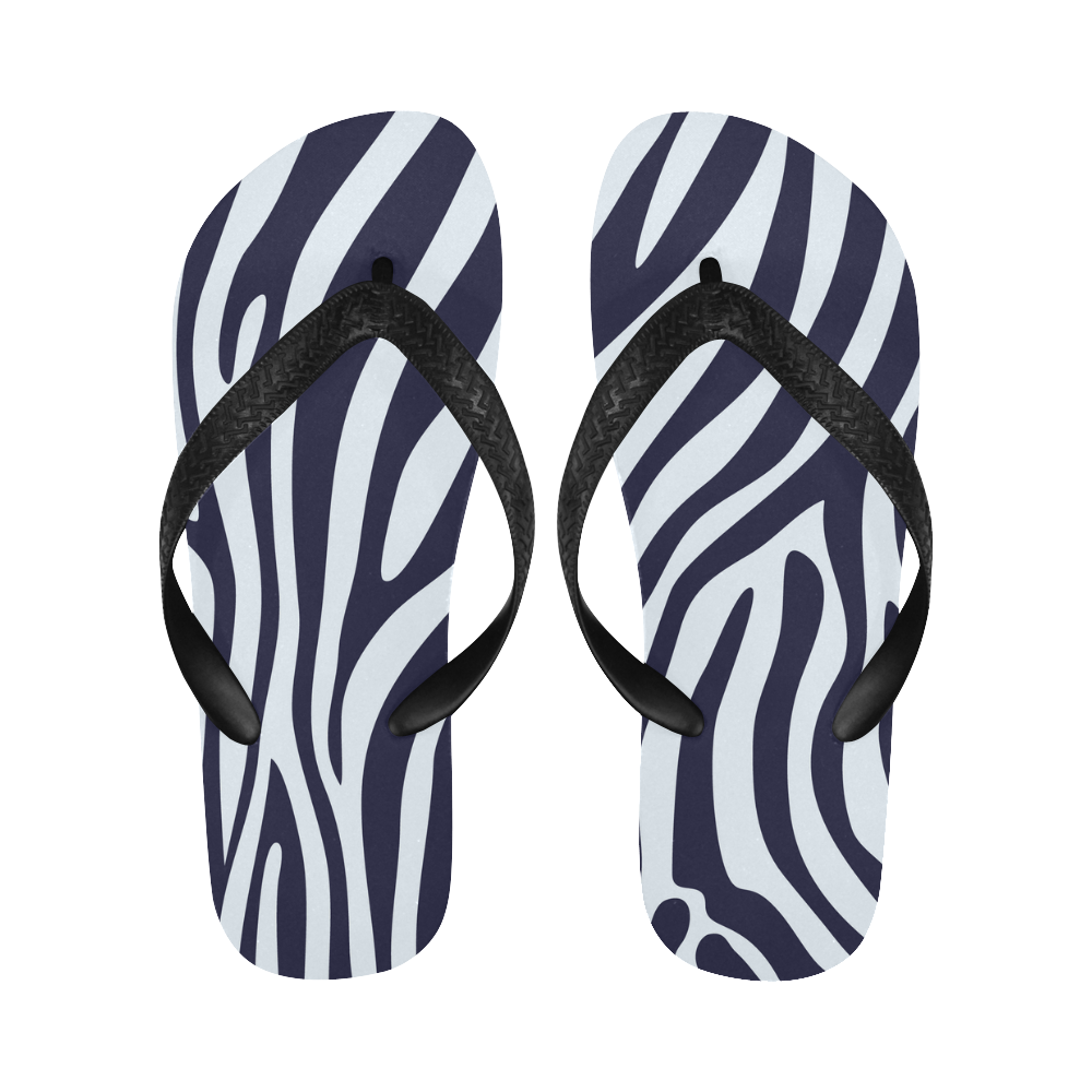 ZEBRA TEXTURE Flip Flops for Men/Women (Model 040)