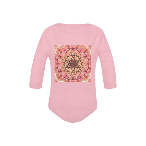 protection- vitality and awakening by Sitre haim Baby Powder Organic Long Sleeve One Piece (Model T27)