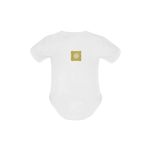 protection from Jerusalem of gold Baby Powder Organic Short Sleeve One Piece (Model T28)