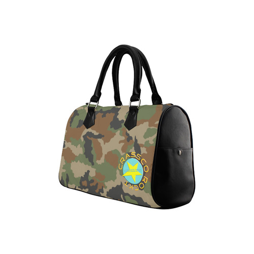 CAMOUFLAGE WOODLAND II Boston Handbag (Model 1621)