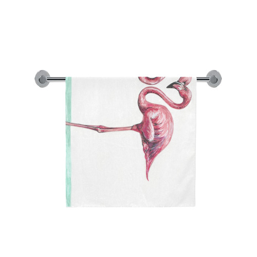 Flamingos in love Bath Towel 30"x56"
