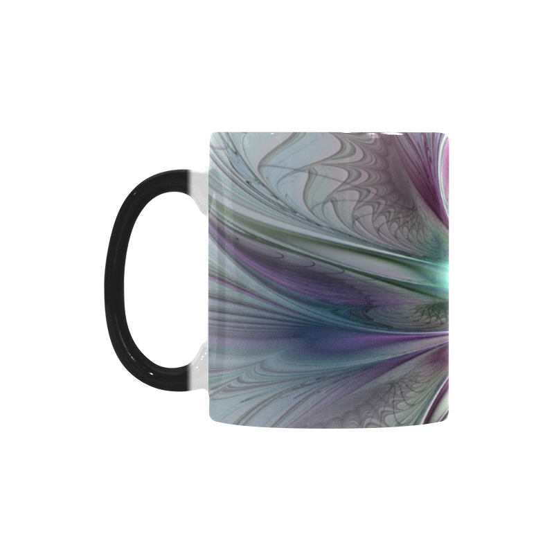 Colorful Fantasy Abstract Modern Fractal Flower Custom Morphing Mug