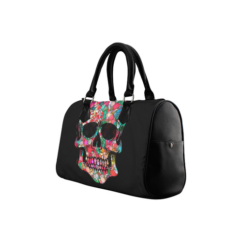 Awesome Bubble Skull A by JamColors Boston Handbag (Model 1621)