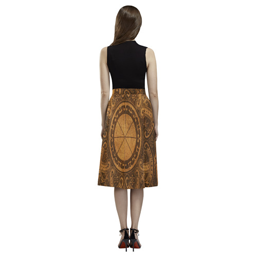 Saia longa vintage Philipe LeMarchand Aoede Crepe Skirt (Model D16)