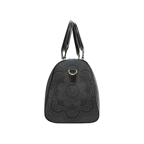 Bolsa de iagem pequena mandala dark New Waterproof Travel Bag/Small (Model 1639)