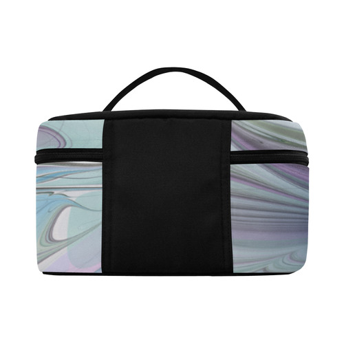 Colorful Fantasy Abstract Modern Fractal Flower Cosmetic Bag/Large (Model 1658)