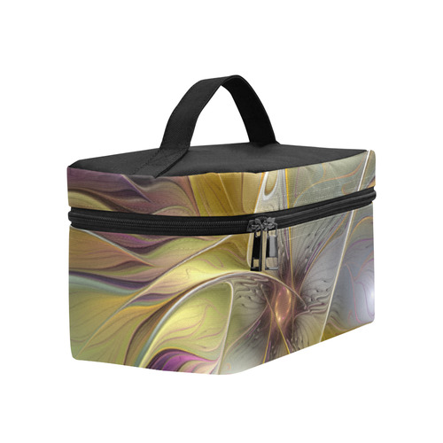 Abstract Colorful Fantasy Flower Modern Fractal Lunch Bag/Large (Model 1658)
