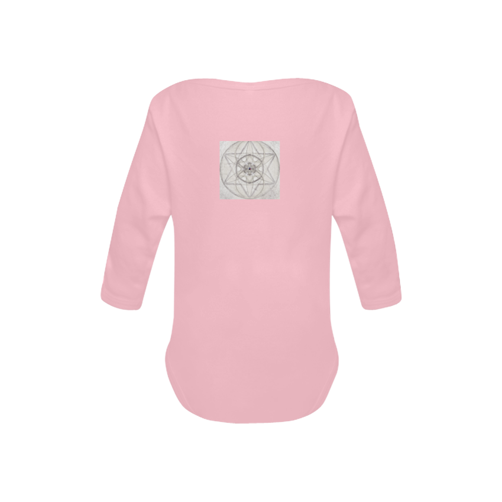 protection through fundamental mineral energy Baby Powder Organic Long Sleeve One Piece (Model T27)
