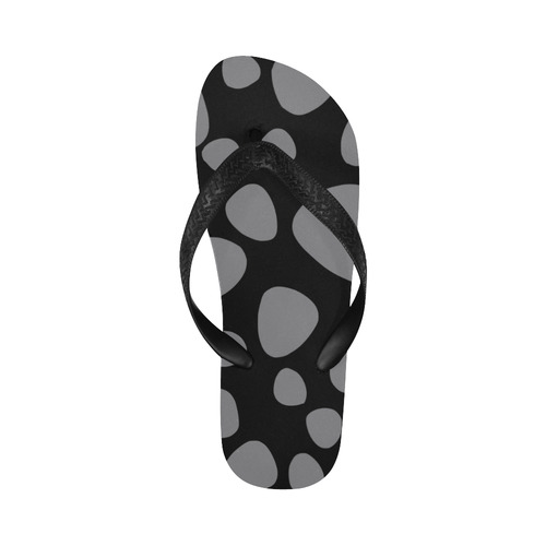 BLACK LEOPARD Flip Flops for Men/Women (Model 040)