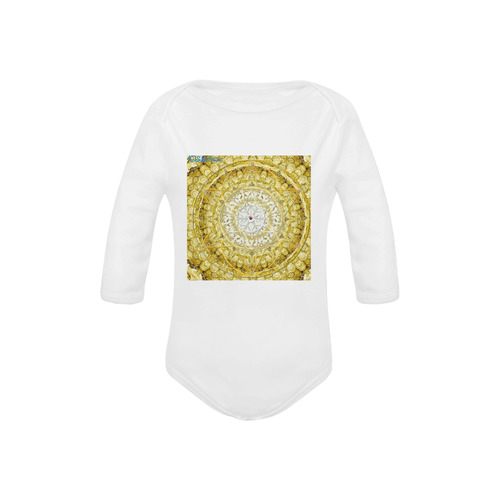 protection from Jerusalem of gold Baby Powder Organic Long Sleeve One Piece (Model T27)