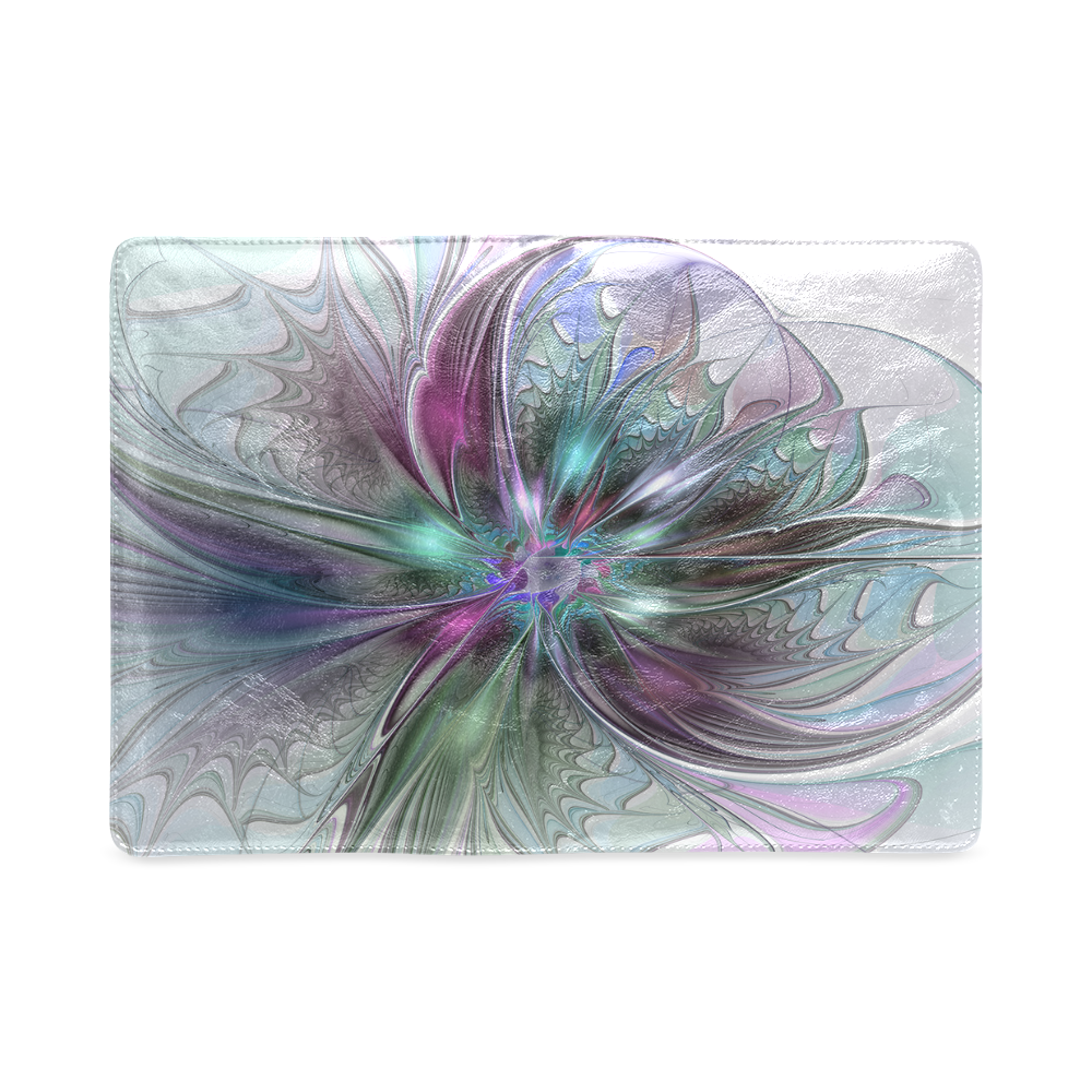 Colorful Fantasy Abstract Modern Fractal Flower Custom NoteBook A5