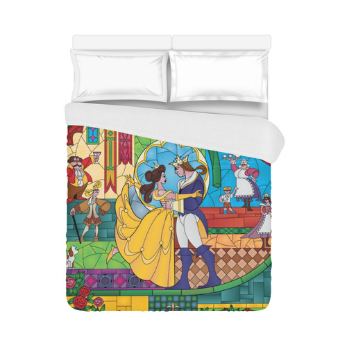 Beauty and the Beast Duvet Cover Duvet Cover 86"x70" ( All-over-print)