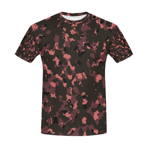 redcamo1 All Over Print T-Shirt for Men (USA Size) (Model T40)