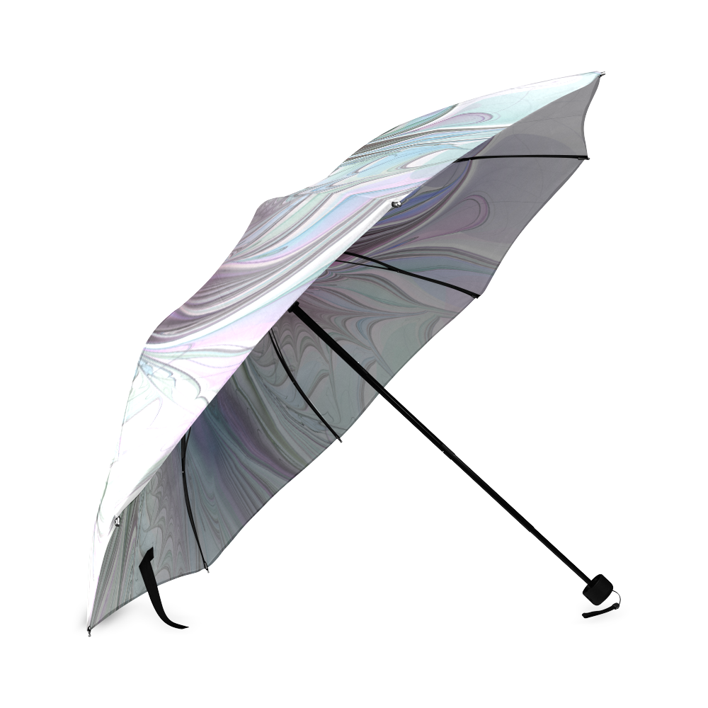 Colorful Fantasy Abstract Modern Fractal Flower Foldable Umbrella (Model U01)