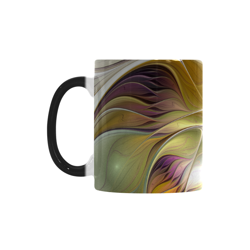 Abstract Colorful Fantasy Flower Modern Fractal Custom Morphing Mug