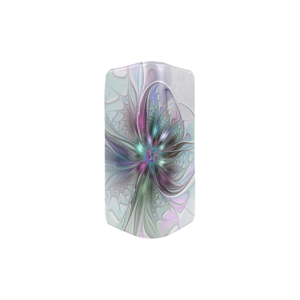Colorful Fantasy Abstract Modern Fractal Flower Women's Clutch Purse (Model 1637)
