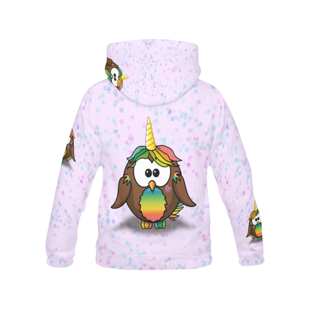 unicowl All Over Print Hoodie for Women (USA Size) (Model H13)