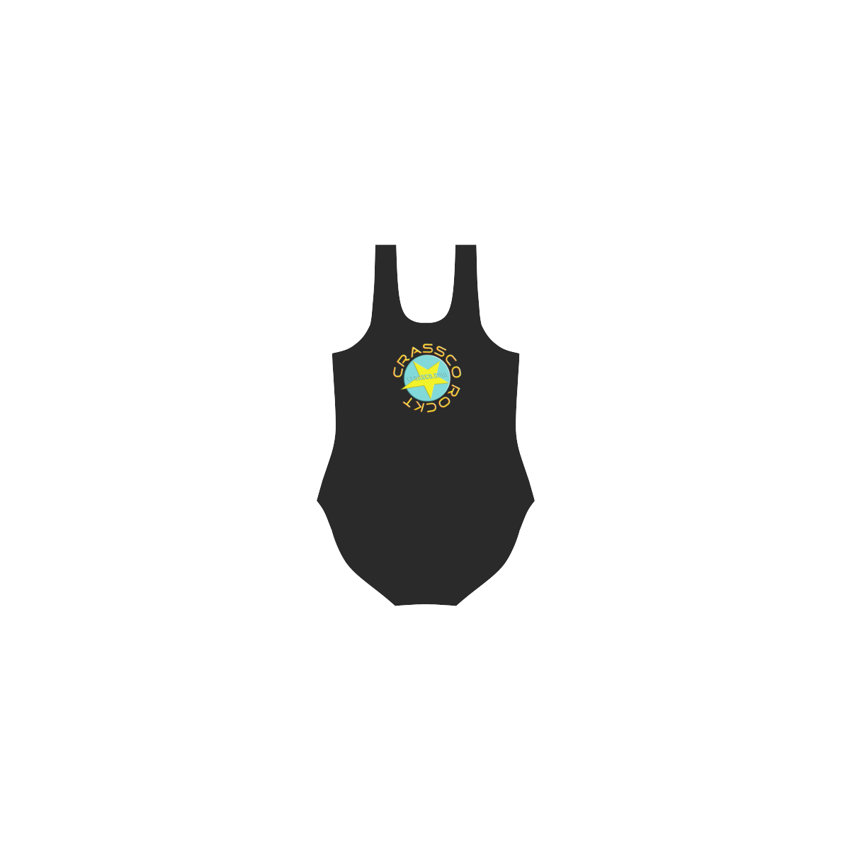 CRASSCO SWIM SUIT Vest One Piece Swimsuit (Model S04)