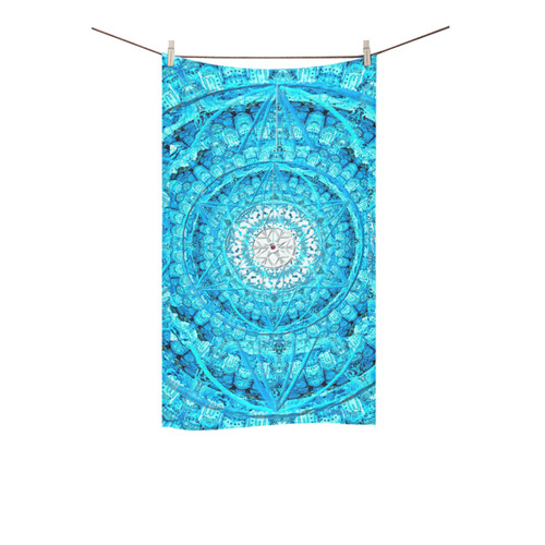Protection from Jerusalem in blue Custom Towel 16"x28"