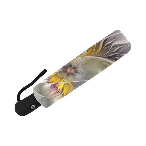 Abstract Colorful Fantasy Flower Modern Fractal Auto-Foldable Umbrella (Model U04)