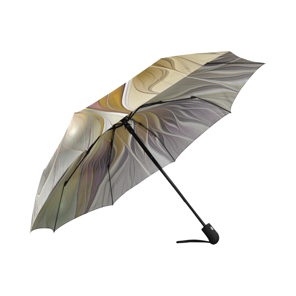 Abstract Colorful Fantasy Flower Modern Fractal Auto-Foldable Umbrella (Model U04)