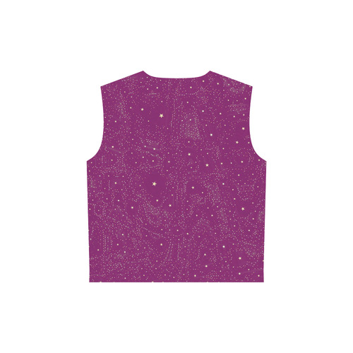 Awesome allover Stars 01E by FeelGood All Over Print Sleeveless Hoodie for Women (Model H15)
