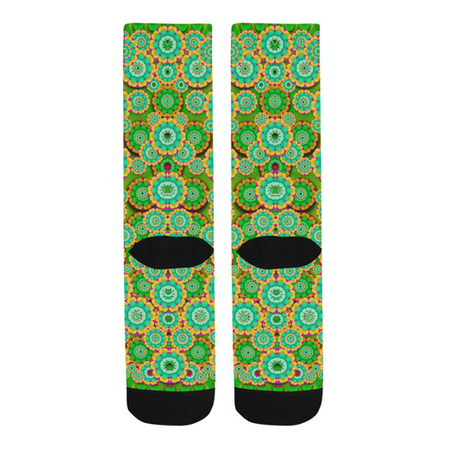 Flowers In mind In happy soft Summer Time Trouser Socks