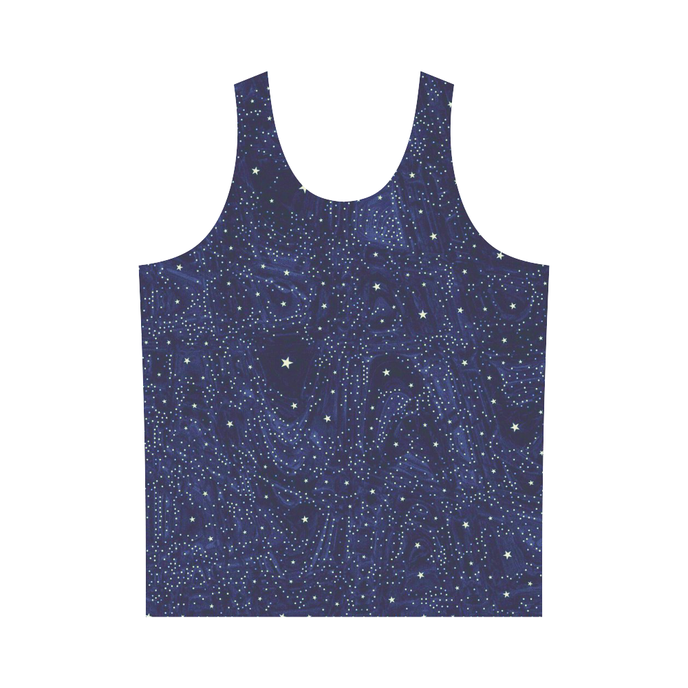 Awesome allover Stars 01B by FeelGood All Over Print Tank Top for Men (Model T43)