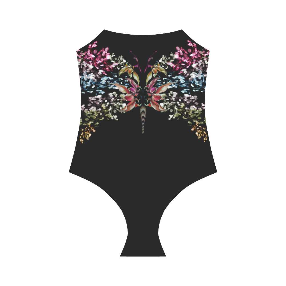 jewel butterfly 2 Strap Swimsuit ( Model S05)