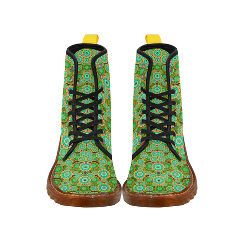 Flowers In mind In happy soft Summer Time Martin Boots For Men Model 1203H