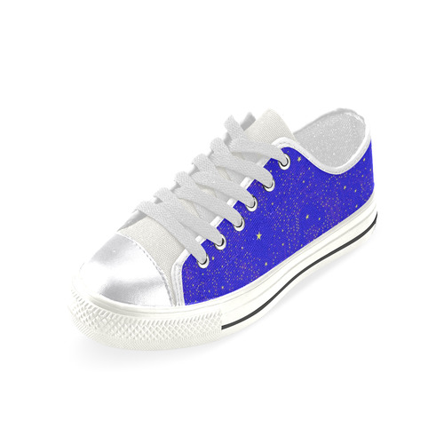 Awesome allover Stars 01F by FeelGood Women's Classic Canvas Shoes (Model 018)