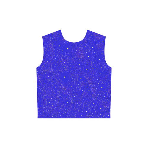 Awesome allover Stars 01F by FeelGood All Over Print Sleeveless Hoodie for Women (Model H15)