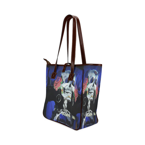 Sugar Skull and Roses Classic Tote Bag (Model 1644)