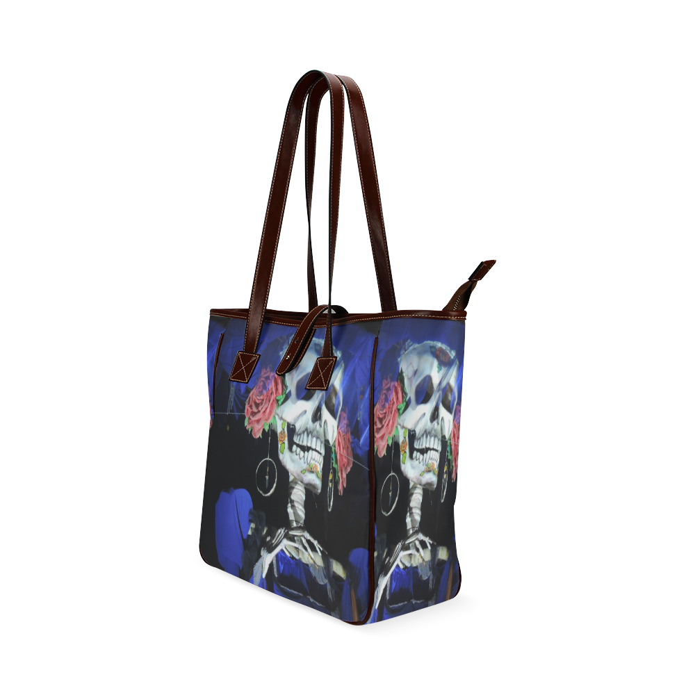 Sugar Skull and Roses Classic Tote Bag (Model 1644)