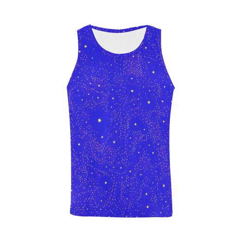 Awesome allover Stars 01F by FeelGood All Over Print Tank Top for Men (Model T43)