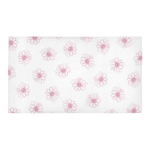 Pink floral pattern Bath Rug 16''x 28''