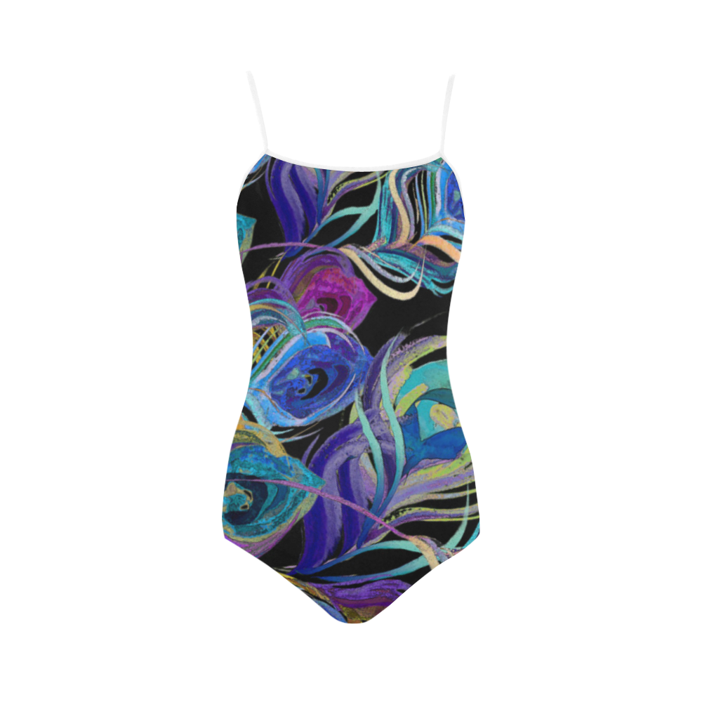 peacock Strap Swimsuit ( Model S05)