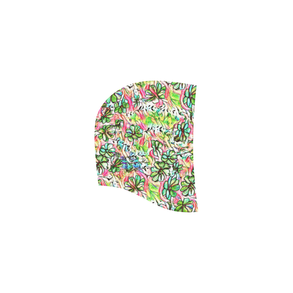 Jolly Floral A by FeelGood All Over Print Sleeveless Hoodie for Women (Model H15)
