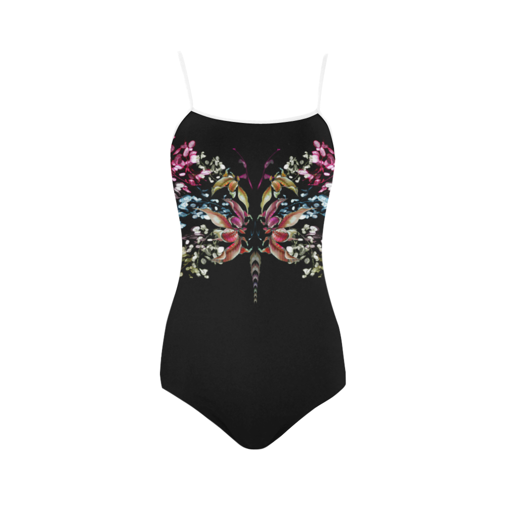 jewel butterfly 2 Strap Swimsuit ( Model S05)