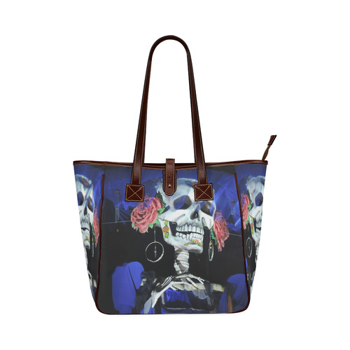 Sugar Skull and Roses Classic Tote Bag (Model 1644)