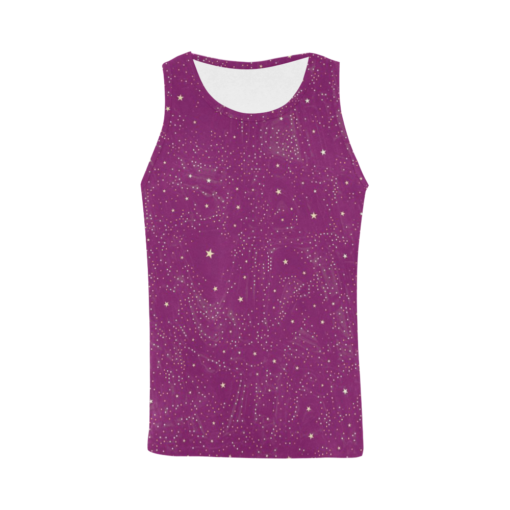 Awesome allover Stars 01E by FeelGood All Over Print Tank Top for Men (Model T43)