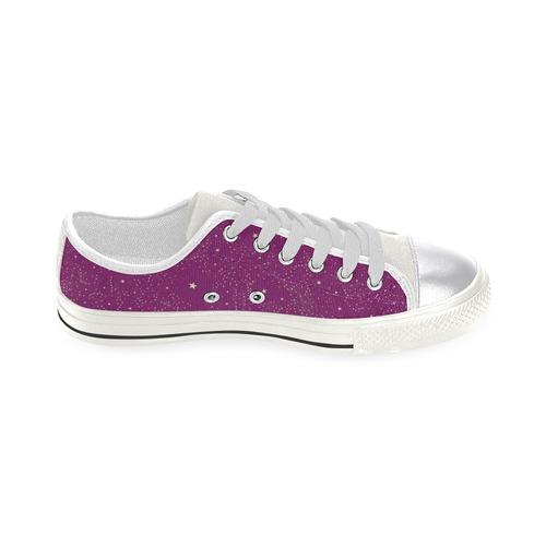 Awesome allover Stars 01E by FeelGood Women's Classic Canvas Shoes (Model 018)