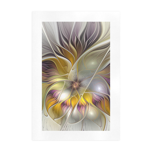 Abstract Colorful Fantasy Flower Modern Fractal Art Print 19‘’x28‘’