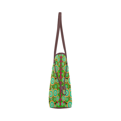Flowers In mind In happy soft Summer Time Clover Canvas Tote Bag (Model 1661)